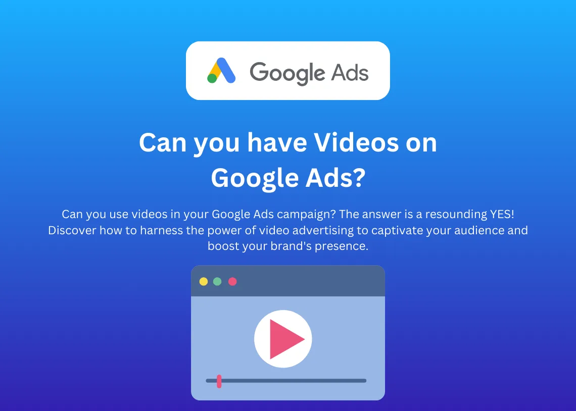 Can you have Videos on Google Ads